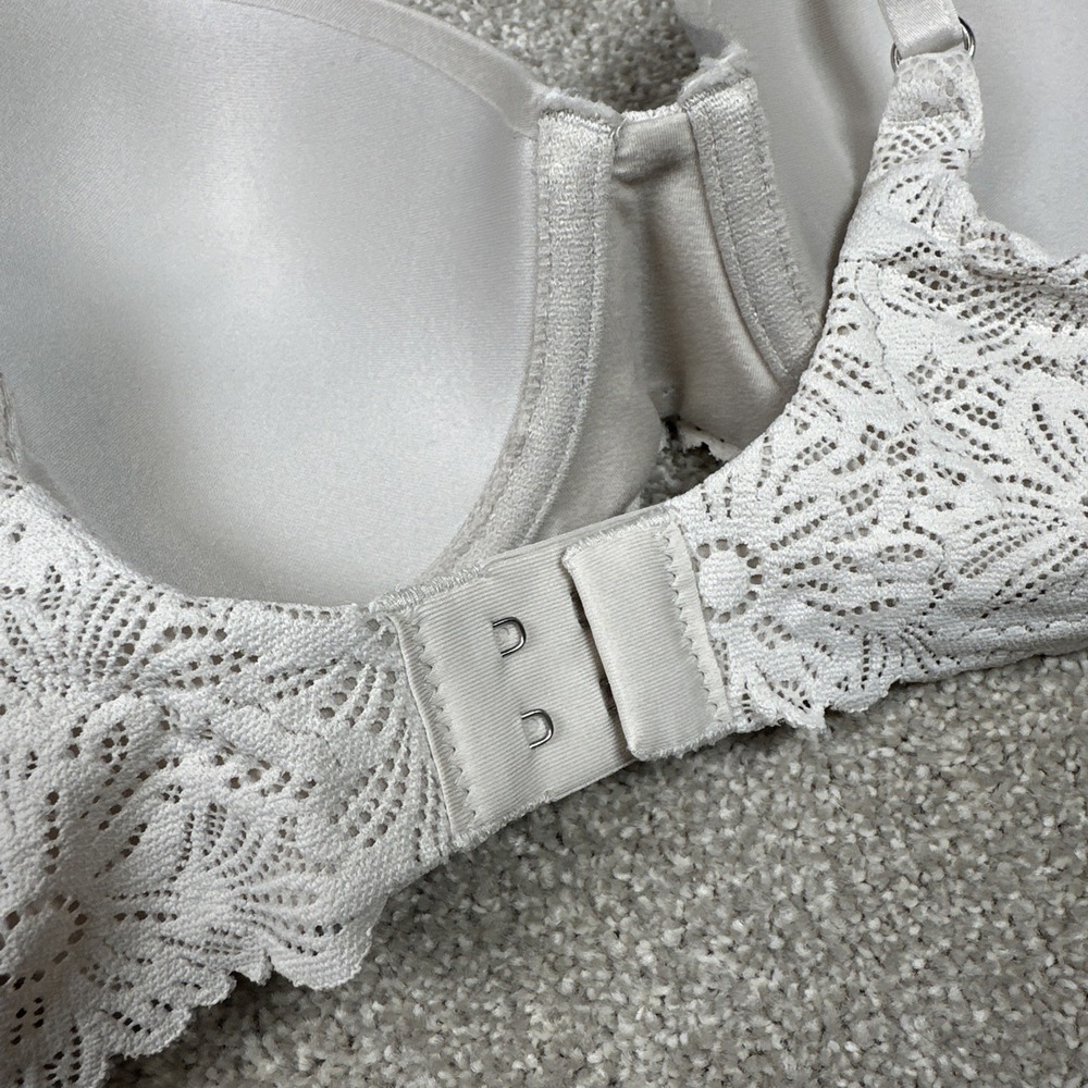 New Aerie by American Eagle size 34C Demi bra Off White Lace Push‎ Up Coverage - Picture 2 of 8